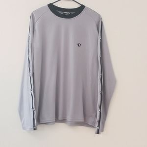 Pearl Izumi Men's XL Long Sleeve Gray Cycling Jersey
